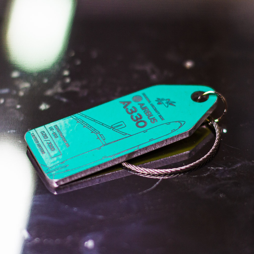 Aviationtag A330 のWindrose 航空 Boyle Aviationtag Airbus A330 Keychain 14.5cm Tag Windrose
