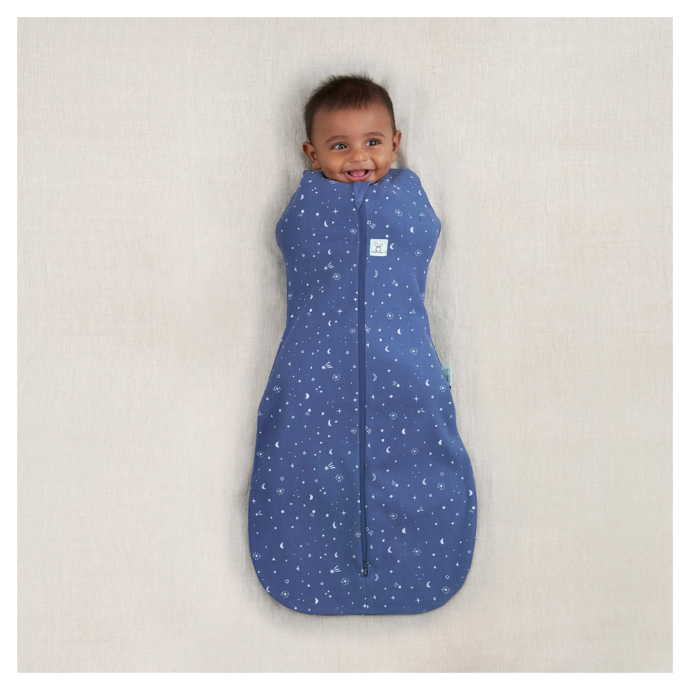ErgoPouch Cocoon Swaddle Organic Cotton Baby Sleep Bag TOG 1.0 Size 0-3m  Sky | eBay Australia