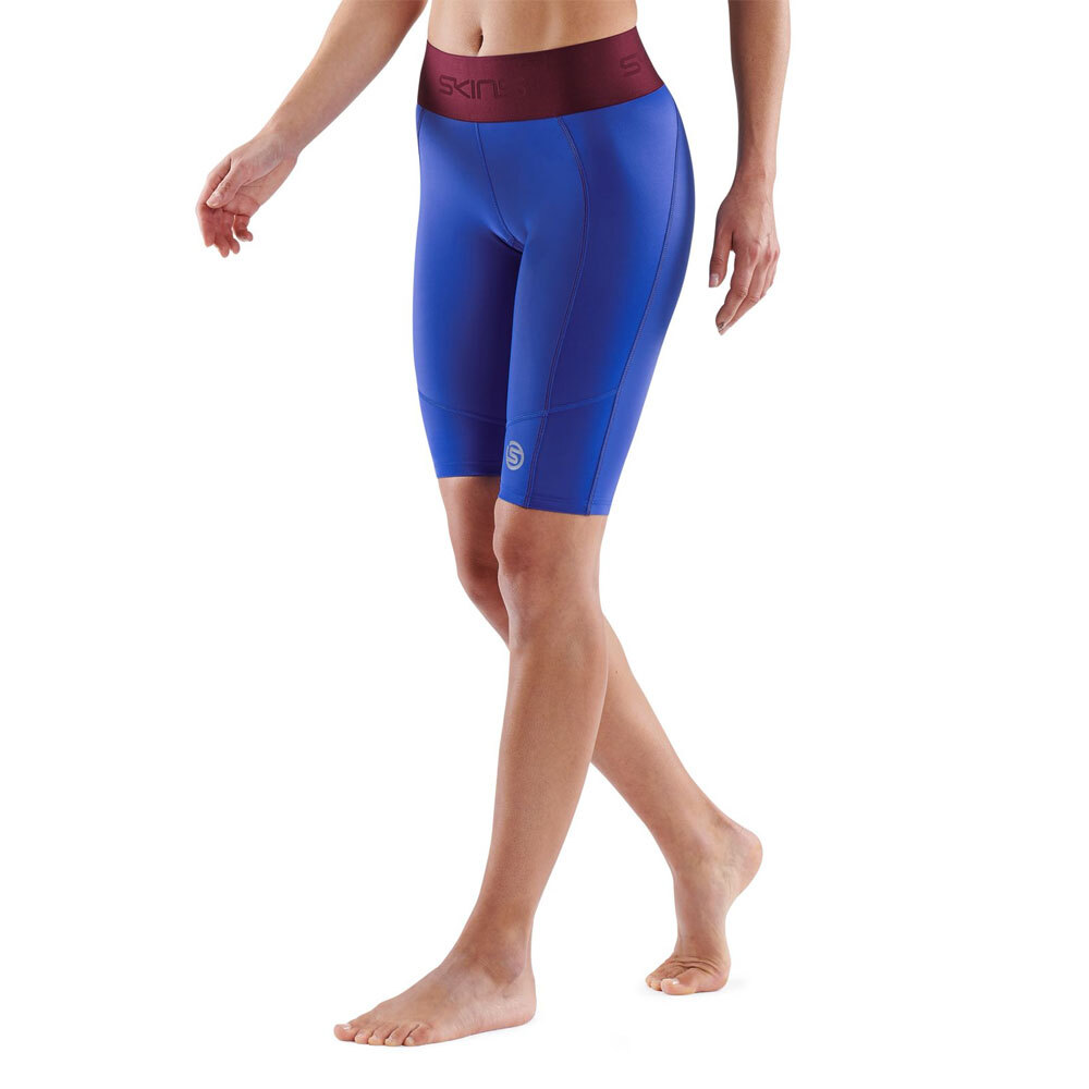 Skins Compression Series 3 Womens Half Tights Activewear/Gym Dazzling Blue - Picture 7 of 9