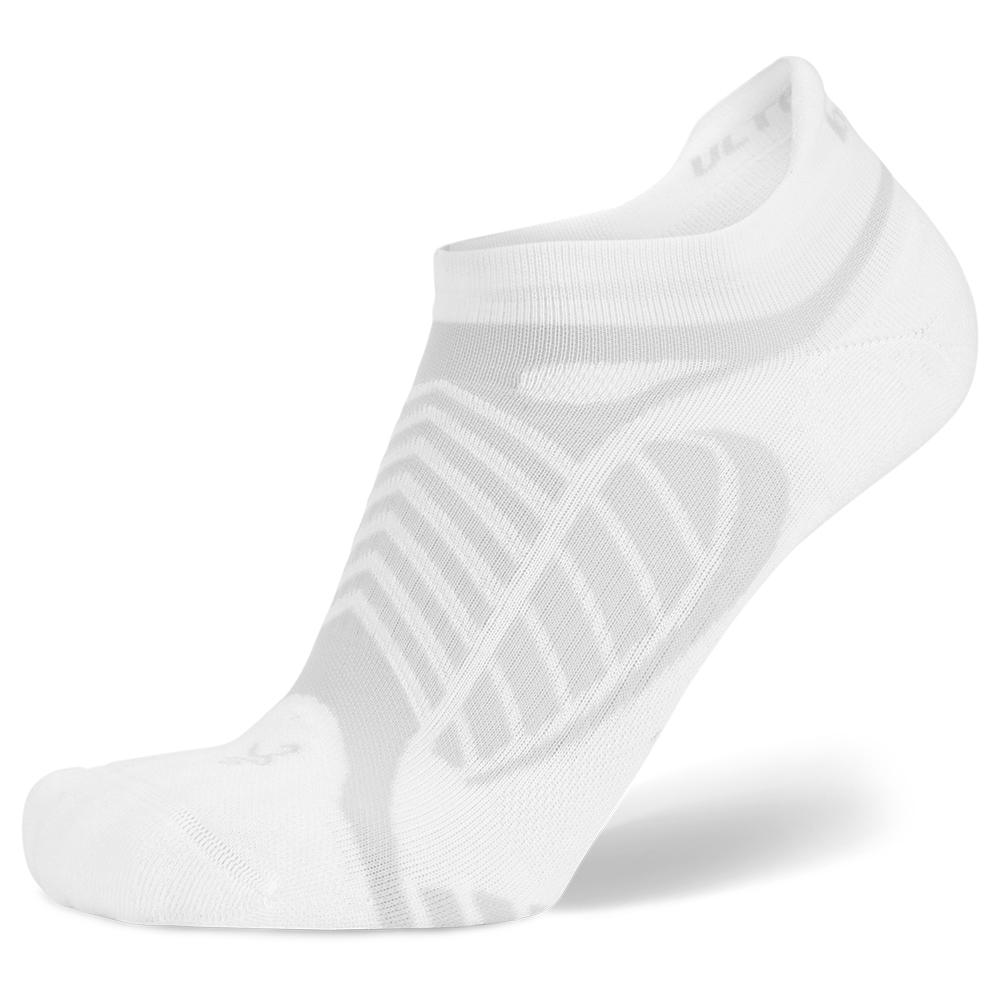 Balega Hi-Tech Ultralight Drynamix No Show Tab Socks White - Picture 9 of 9
