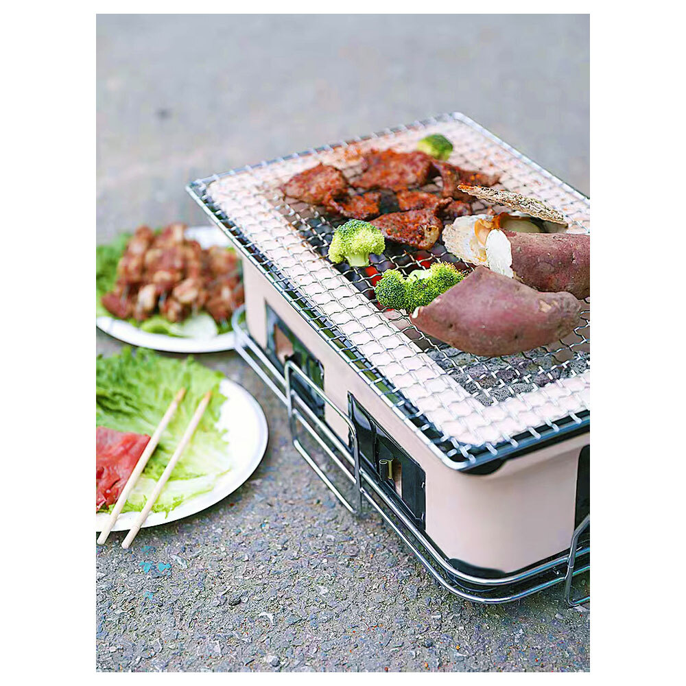 Healthy Choice 40.5cm Clay Firebox Hibachi Tabletop Dual Charcoal