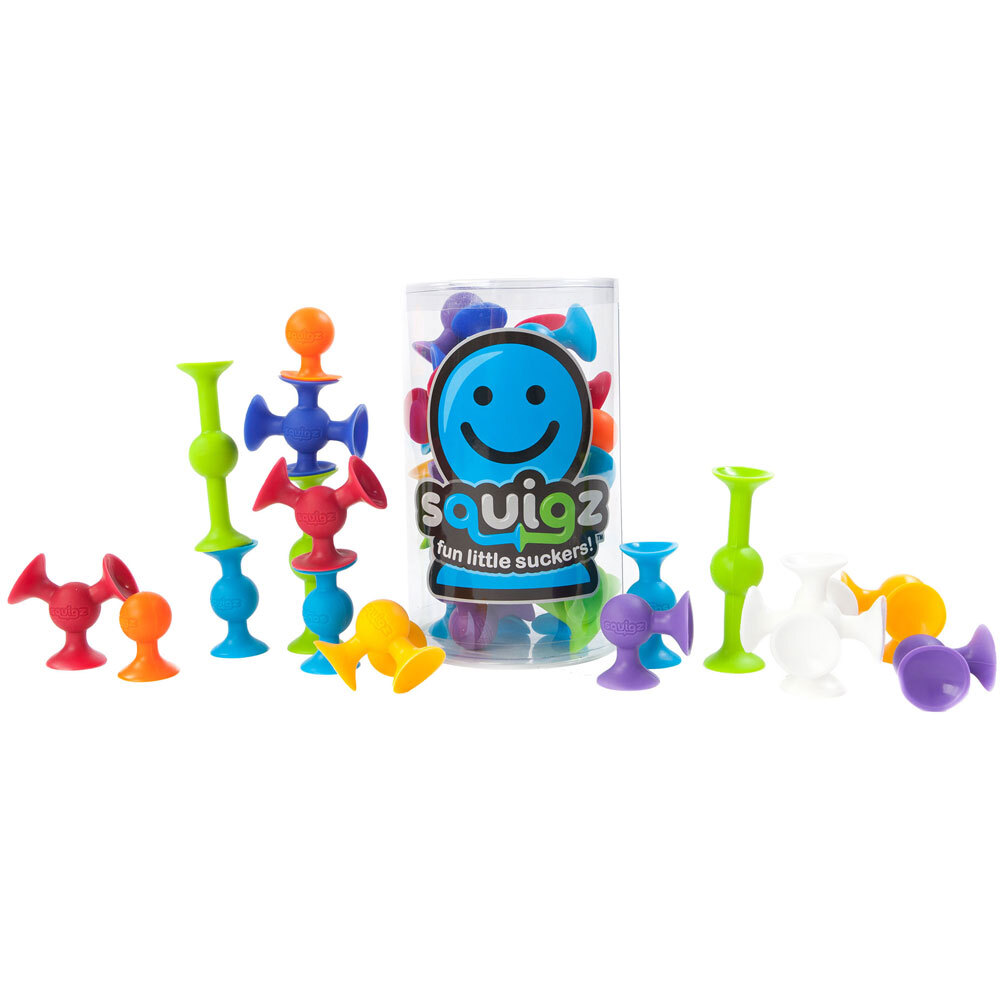 24pc Fat Brain Toys Squigz Starter Suction Construction Fun Toy