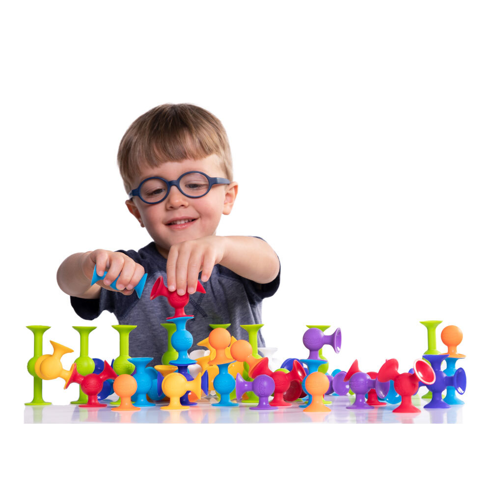 24pc Fat Brain Toys Squigz Starter Suction Construction Fun Toy