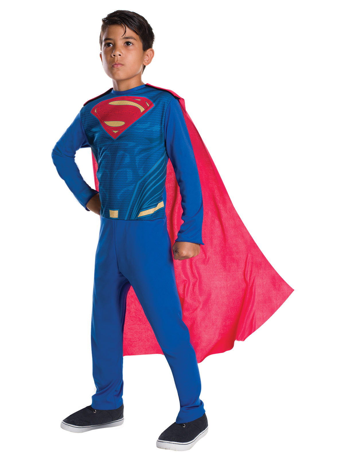Dc Comics Superman Opp Kids Dress Up Jumpsuit Halloween Party Costume - Picture 3 of 4