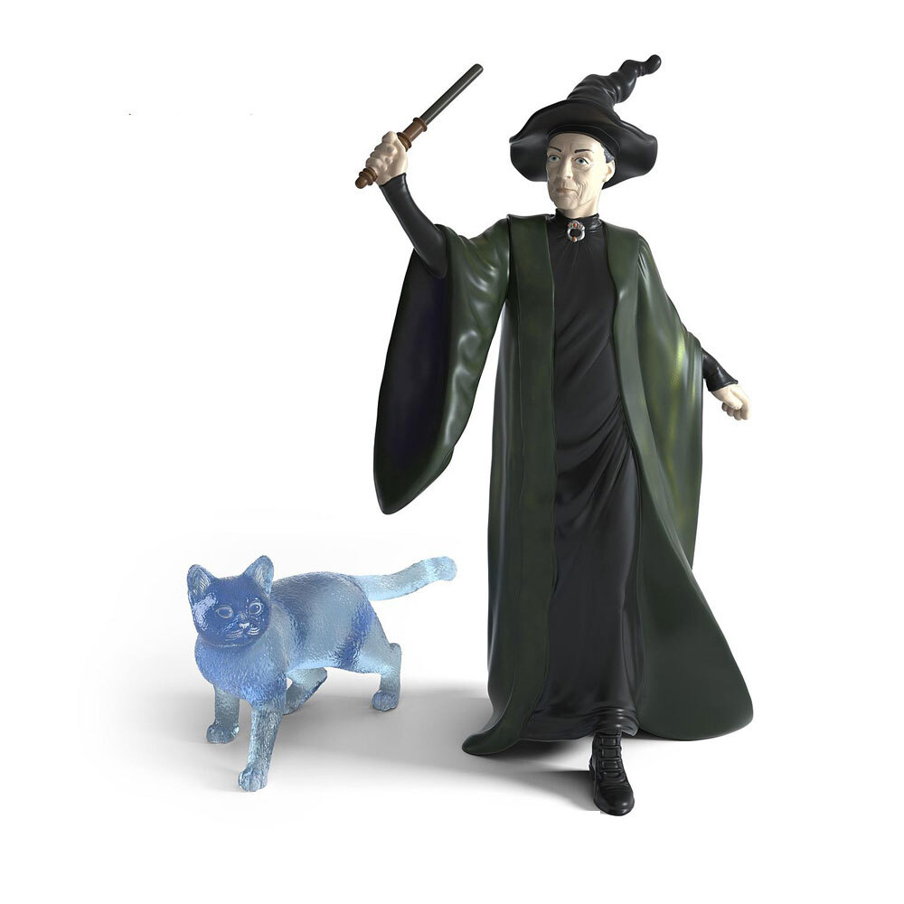 Professor McGonagall and Patronus figurines