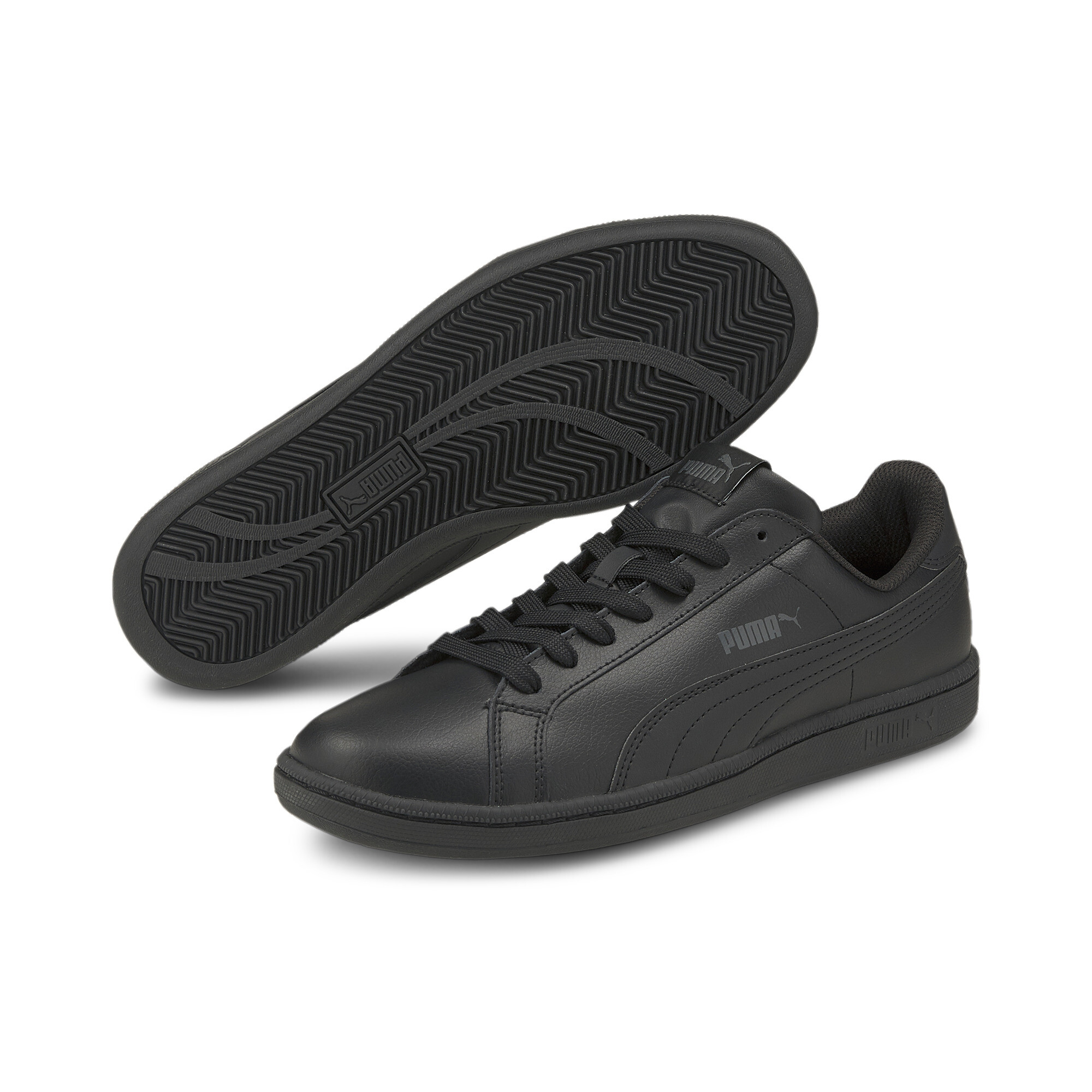 Puma Smash Leather Trainers Sportstyle Core Shoes Adults Unisex - Picture 20 of 26