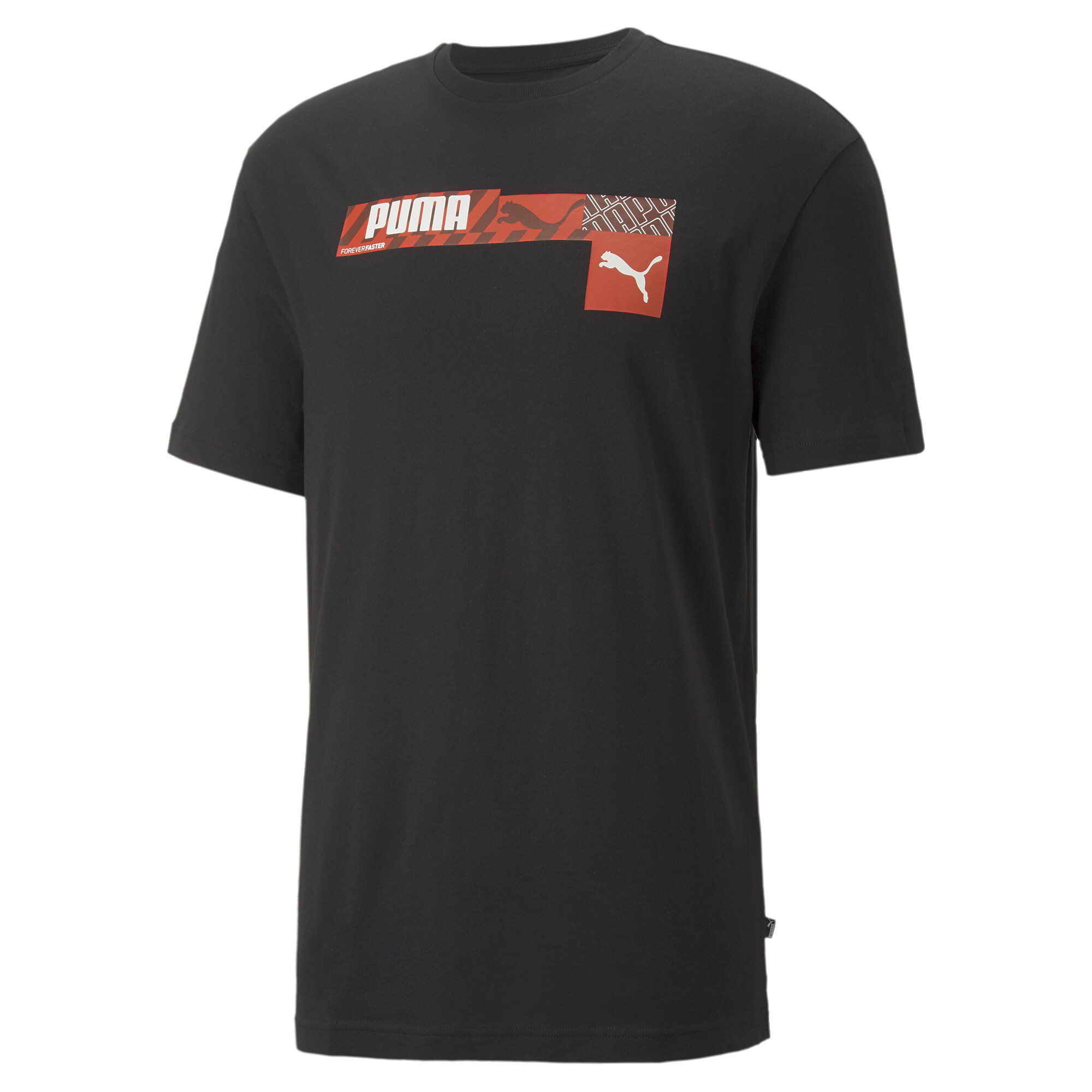 Puma Box Graphic Tee Apparel Sportstyle Core Men Tops Tees - Picture 15 of 15
