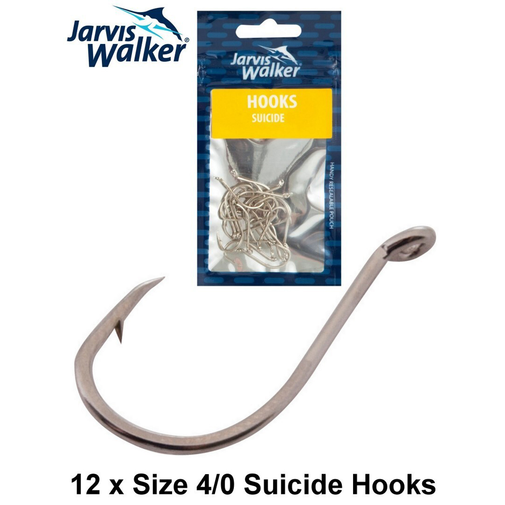 JARVIS WALKER 1 Packet of Nickle Suicide Octopus Fishing Hooks - Picture 8 of 8