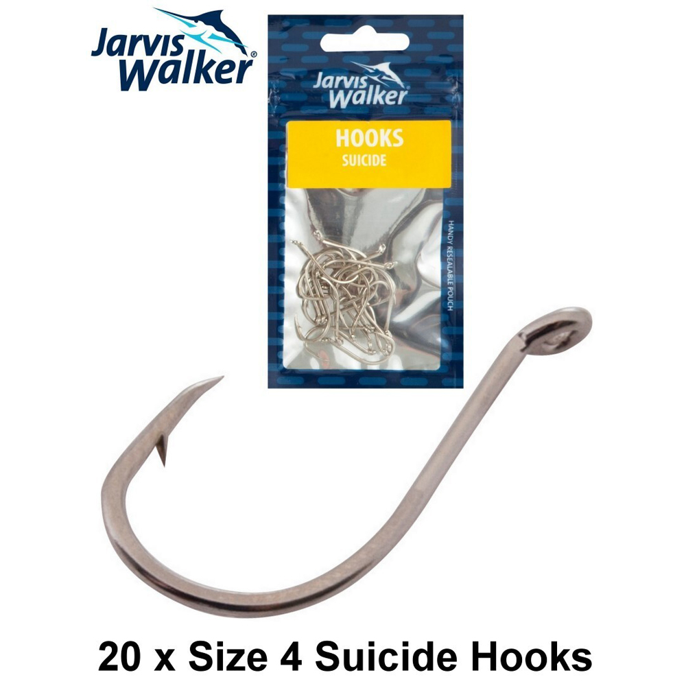 JARVIS WALKER 1 Packet of Nickle Suicide Octopus Fishing Hooks - Picture 7 of 8
