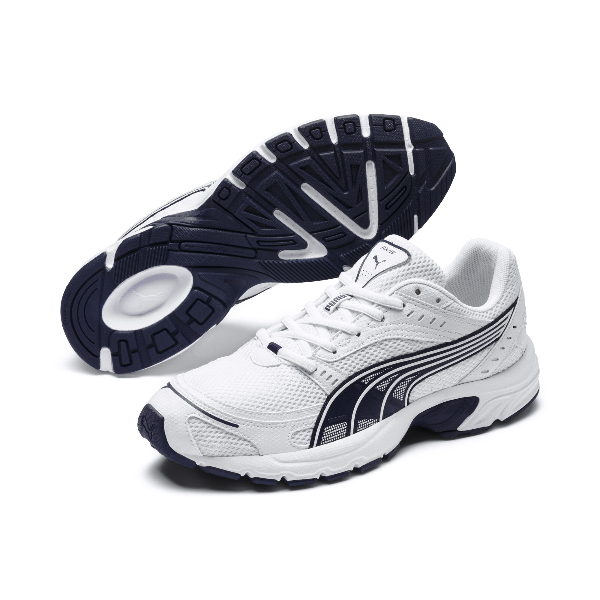 PUMA Axis Trainers Sportstyle Core Adults Unisex White - Picture 20 of 27