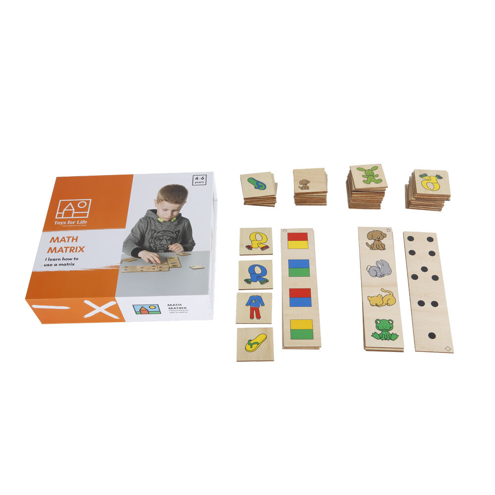 Educational Wooden Tiles Set