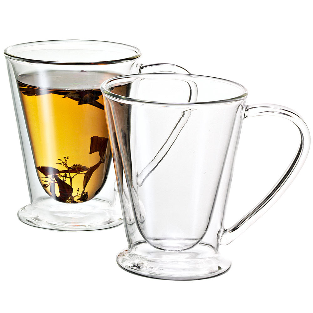 Glass mugs